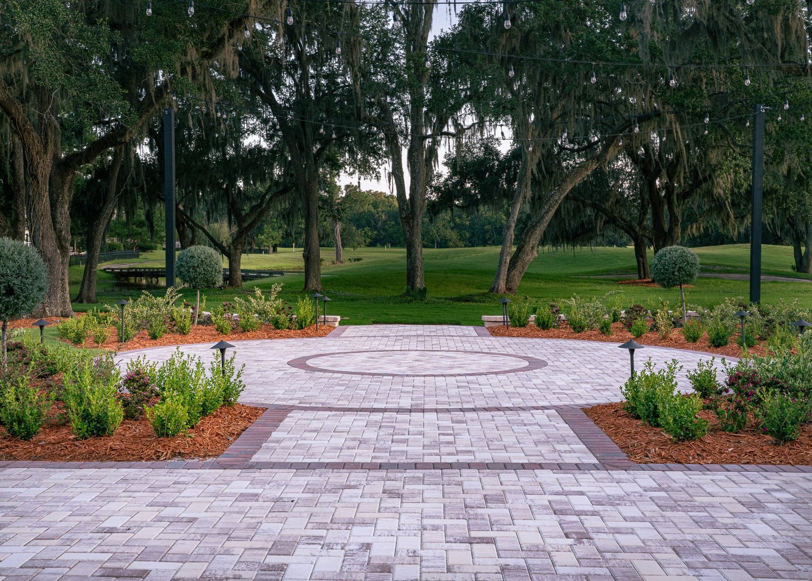 Large-scale hardscape project