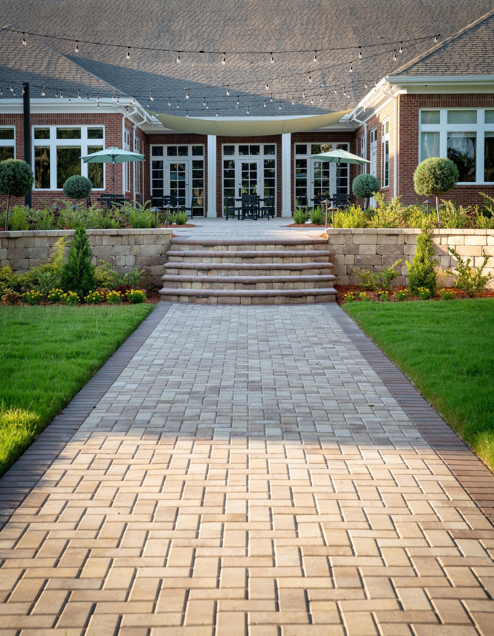 Paver walkway and stairs installation Jacksonville