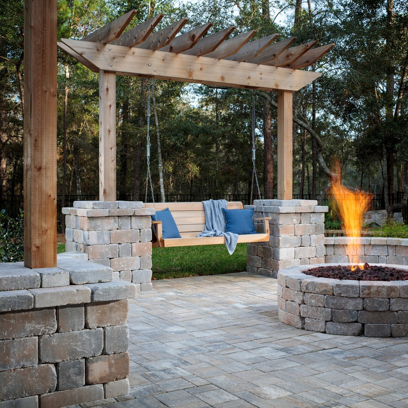 Castlemanor retaining wall installation Jacksonville FL